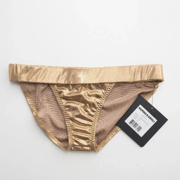Norma‎ Kamali. Banded Bikini Bottom. - Picture 2 of 7